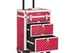 SONGMICS Valigetta Trucchi, Valigia Porta Trucchi, Trolley Make Up, 2 Cassetti, Grande, 34...