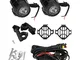 EBTOOLS faretti per bmw 1250 gs adatto per Luci antinebbia a LED per moto faretti led moto...