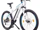 NCM Moscow Plus Bicicletta elettrica da Trekking, 250W, Batería 48V 16Ah 768Wh 29" Bianco