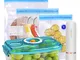 Aigostar Fresh Kit Mini Pompa elettrica sottovuoto per alimenti. Inclusi sacchetti e conte...