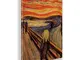 Giallobus - Quadro - Edvard Munch - L'urlo - Tela Canvas - 50x70 - Pronto da Appendere - Q...