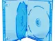 Amaray - Custodia per Blu-ray a 3 dischi, 21 mm, confezione Dragon Trading, 8 pezzi