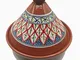 Tajine Pentola Terracotta Piatto Etnico Marocchino Tunisino XL 32cm 2910201103