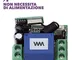 KIT APRIPORTA AUTOMATICO WIRELESS RF 433 MHZ PER ELETTROSERRATURA 12-30V AC DC NON NECESSI...