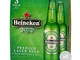 Heineken Birra in Bottiglia 33Cl X3 Vetro Bevanda Alcolica da Tavola, Multicolore, Unica