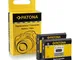 PATONA 2x Batteria EN-EL19 Compatibile con Nikon Coolpix S100 S2500 S3100 S3500 S4100 S650...