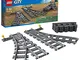 LEGO City Scambi, Set con 6 Pezzi Accessori di Rotaie per Ampliare la Ferrovia del Treno G...