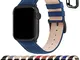 Fullmosa Cinturino Apple Watch 42mm/44mm/45mm, LichiBosin Cinturini in Pelle per Apple Wat...