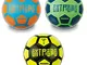 Mondo Toys - Pallone da Calcio cucito EXTREME - size 5 - 350 g - colore arancione/giallo/v...