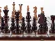 Olympic.it - grandi 40cm/10,8 in scacchi in legno fatti a mano Set albero ciliegio