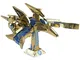 MU Starcraft Protoss Phoenix Puzzle di Metallo DIY 3D Modello Kit Laser Cut YM-N031