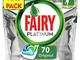 Fairy Platinum Caps per Lavastoviglie Confezione da 70