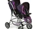 Bayer Chic 2000-Passeggino Tandem Twinny, Colore Prugna, 63 x 43 x 77 cm, 691 25