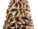 Rayher 65202000 Albero di Legno Natale Naturale