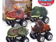 ATOPDREAM Giocattoli Bambino 2-8 Anni,Pull Back E Go Mini Dinosauro Giocattolo Auto Regali...