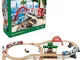 BRIO 33512 Set Ferrovia con Scambio, BRIO World Ferrovie, Giochi per Bambini, Età Raccoman...