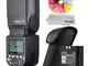 Godox v860ii-c E-TTL II 2.4 G Wireless Pionieristico Li-Ion batteria fotocamera flash Spee...