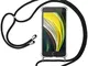 laxikoo Cover iPhone SE 2020 Tracolla, Cover Trasparente con Cordino iPhone SE 2020 TPU Si...