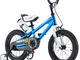 RoyalBaby Bici da ragazzo e ragazza BMX Freestyle con rotelle per imparare da 30,5 cm, 35,...