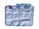 Confezione 6 Bavaglini con elastico da ricamare tela aida per ricamo a punto croce neonato...