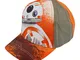 SWE7041 Berretto per Bambini Star Wars Regolabile e con Visiera Parasole. MWS (Arancione)