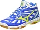 Mizuno Wave Hurricane Mid, Scarpe da pallavolo Uomo, Multicolore (White/SafetyYellow/Direc...