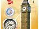 Ravensburger Italy Puzzle 3D Big Ben con Orologio Funzionante, Multicolore, 12586