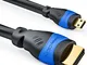 deleyCON 1,5m Micro Cavo HDMI - Compatibile con HDMI 2.0/1.4a - Alta Velocità con Ethernet...