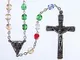 Missionario rosario. Multi colore rosario. Fatto a mano rosario