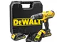 DEWALT DCD776C2-QW Trapano Avvitatore, 2 velocità a Percussione, 1.3 Ah, con Doppia Batter...