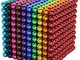 1000 pz 5mm 10 colori palline Funning nuovo multicolore grande cubo Building blocks scultu...
