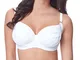 Merry Style Top Bikini Donna P614W (Bianco-16, EU (95 D) = IT (6 D))