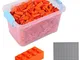 Katara 1827 - Set 520 Mattoncini 4x2 Base Scatola Compatibile Lego, Sluban, Papimax, Q-Bri...