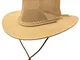 Kakadu Traders Australia - Cappello estivo in microfibra con blocco a rete e sottogola o c...