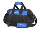 WORKPRO - Borsa portautensili a bocca larga 40,6 cm con base stampata impermeabile