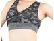 URIBAKY - Maglia da donna per il corpo di yoga, reggiseno fitness ad alta resistenza, a fo...