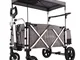 Fuxtec Carrello per Bambini Pieghevole e da Trasporto Deluxe FX-CTL900 (Colore: Grigio Pre...