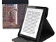 kwmobile Custodia verticale e-Reader compatibile con Kobo Aura Edition 1 - Custodia con fa...