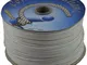 Corderie Italiane 006036777 Cordino Colorato Hobby, Bianco, 3 mm, 200 m