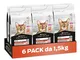 Purina Pro Plan Vital Functions Adult 1+ Crocchette Gatti con Salmone, 6 confezioni da 1,5...