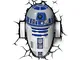 3D Light Fx 02063 Star Wars Ep7 R2D2 Lampada Led con Timer, Plastica, Multicolore, 28 x 17...