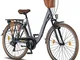Licorne Bike Violetta, Donna, 28" da 160 cm, Bicicletta Bici Citybike CTB Donna Vintage Re...
