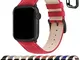 Fullmosa Cinturino Apple Watch 42mm/44mm/45mm, LichiBosin Cinturini in Pelle per Apple Wat...