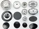 12397 *** BRUCIATORI + SPARTIFIAMMA ARISTON HOTPOINT 7 FUOCHI OVALE DOUBLE FACE CORONA + 2...