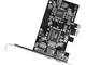 Richer-R Firewire PCI Express, PCI-E PCI Express Scheda Controller IEEE 1394 FireWire 1394...