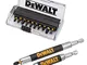 DeWalt Set 12 pezzi Inserti Impact Torsion e 2 adattatori magnetici DT70512T