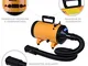 Asciuga Cani Soffiatore Pet Dry Pulsore Phon per Cani Gatti Animali Potenza 2800 W con Acc...