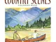 Country Scenes Adult Coloring Book