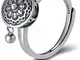 Anello stile etnico, anello di apertura anello di trasferimento girevole donne gioielli st...