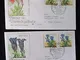 Germany 1991 FDC x2 flowers bonn postmark good used first day cover flowers JandRStamps 14...